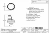 LED Zwaailamp amber | 12-24v | Mini DIN-flexi 400-serie | R65 | V11055