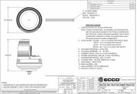 LED Zwaailamp | amber | 12-24v | R65 | 1-bouts flexi 400-serie | V11057