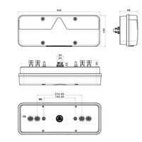 Links | LED trailerlamp | dynamisch knipperlicht | 9-36v | 7-PIN | VC-1031B7