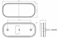 LED achterlicht | dynamisch knipperlicht | achteruitrijlicht | 12-24v | VC-2310
