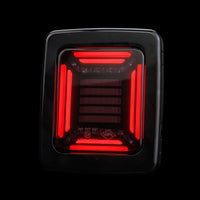 LED achterlicht | black | 12-24v | darklook | H+V montage