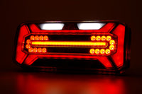 LED achterlicht Black links | 12-24v | 7-Pin's AMP