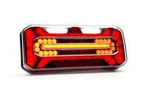 LED achterlicht Black rechts | 12-24v | 7-Pin's AMP