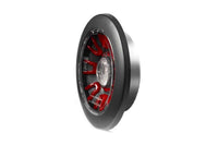 LED darklook mist-achteruitrijlicht, zwart 12-24v 1m. kabel inbouw