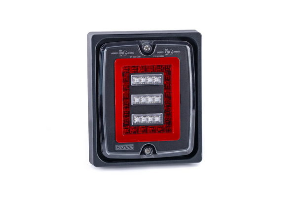 LED opbouw mist-achteruitijlicht 12-24v 100cm kabel