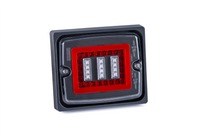 LED opbouw mist-achteruitijlicht 12-24v 100cm kabel