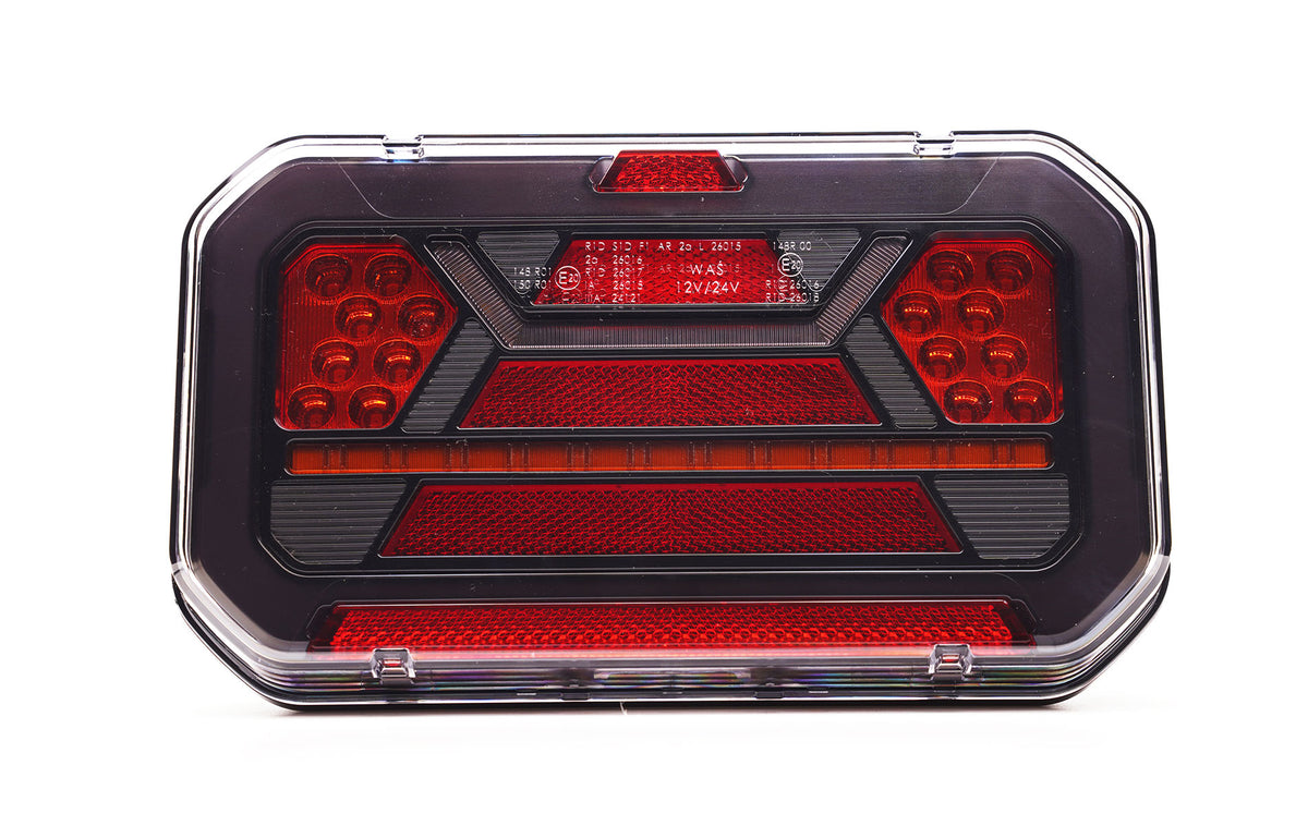LED Achterlicht Black links 12-24v 5-PIN's