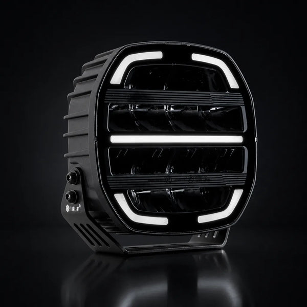 LED verstraler Darklook/black 12-24v / 14.000lm