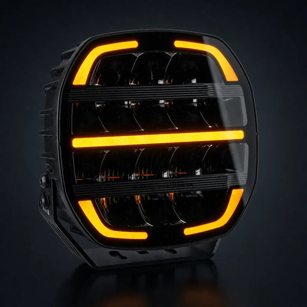 LED verstraler Darklook/black 12-24v | 16.000lm | 3m. kabel