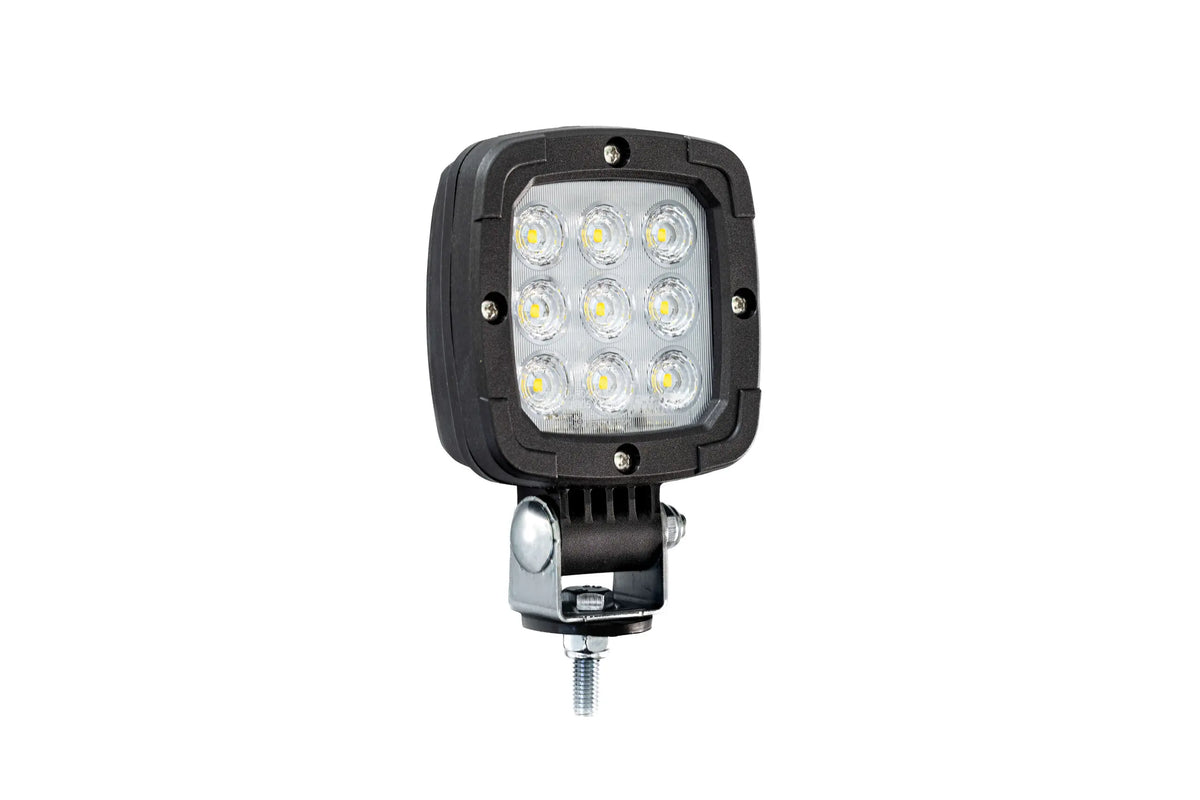 LED werklamp rond 1400lm | 13W | 12-24v | 1,5m. kabel