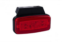 LED markeringslicht rood met beugel | 12-24v | 50cm. kabel | MV-4950R