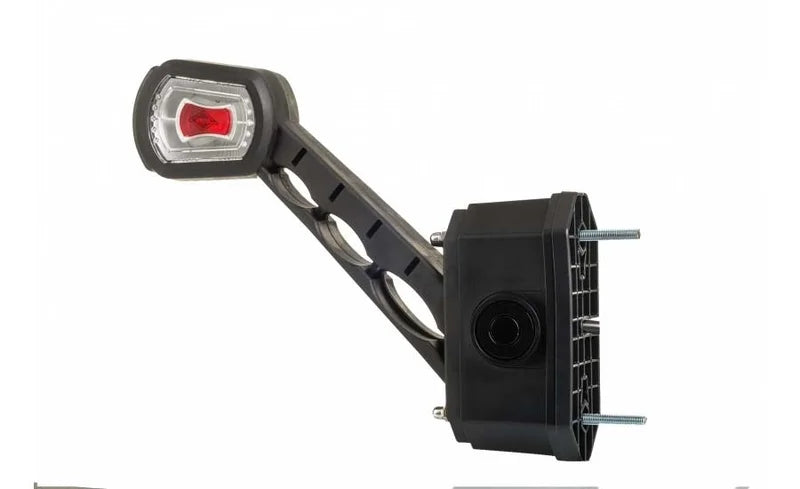 LED breedtelamp links met alarm rood-wit-amber 12-24v | MBA-2761RWA