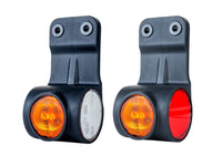 LED breedtelamp rechts neon rood-wit-amber 12-24v 60cm kabel