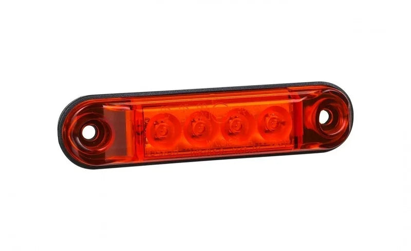 LED markeringslicht Rood | 12-24v | 50cm. kabel | MV-4400R