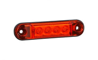 LED markeringslicht Rood | 12-24v | 50cm. kabel | MV-4400R