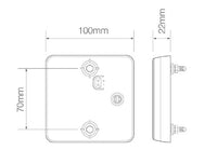 Stop-achterlicht-richtingaanwijzer-reflector achterlicht | 12v | 100BARE2