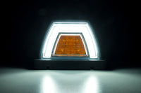 LED toplamp neon wit incl. knipperlicht 12-24v, 50cm kabel