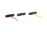 LED markeerlicht amber 12-24v 15cm. kabel