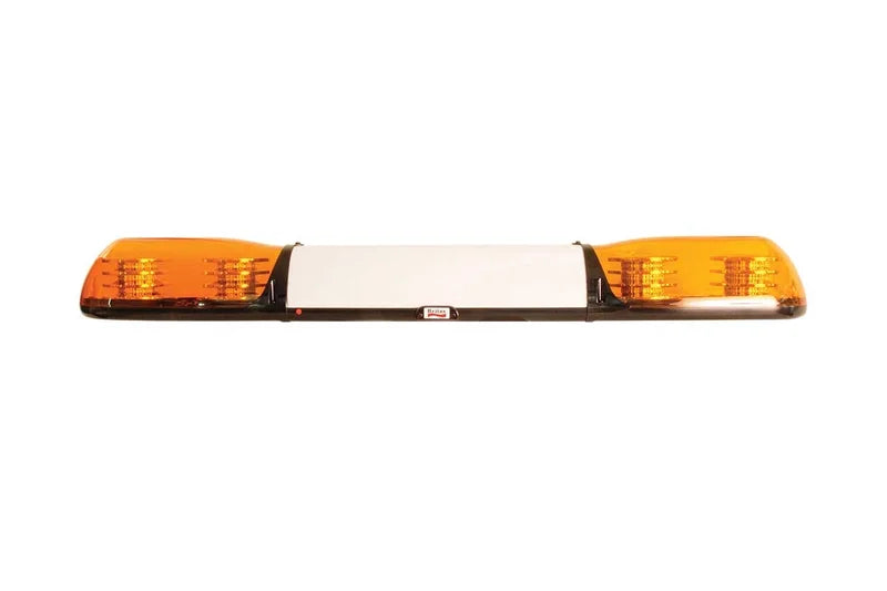 6-Series R65 LED flitsbalk amber, wit midden, 4 modules 1250mm | A6654.100.LDV