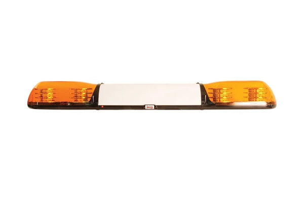 6-Series R65 LED flitsbalk amber, wit midden, 4 modules 1250mm | A6654.100.LDV