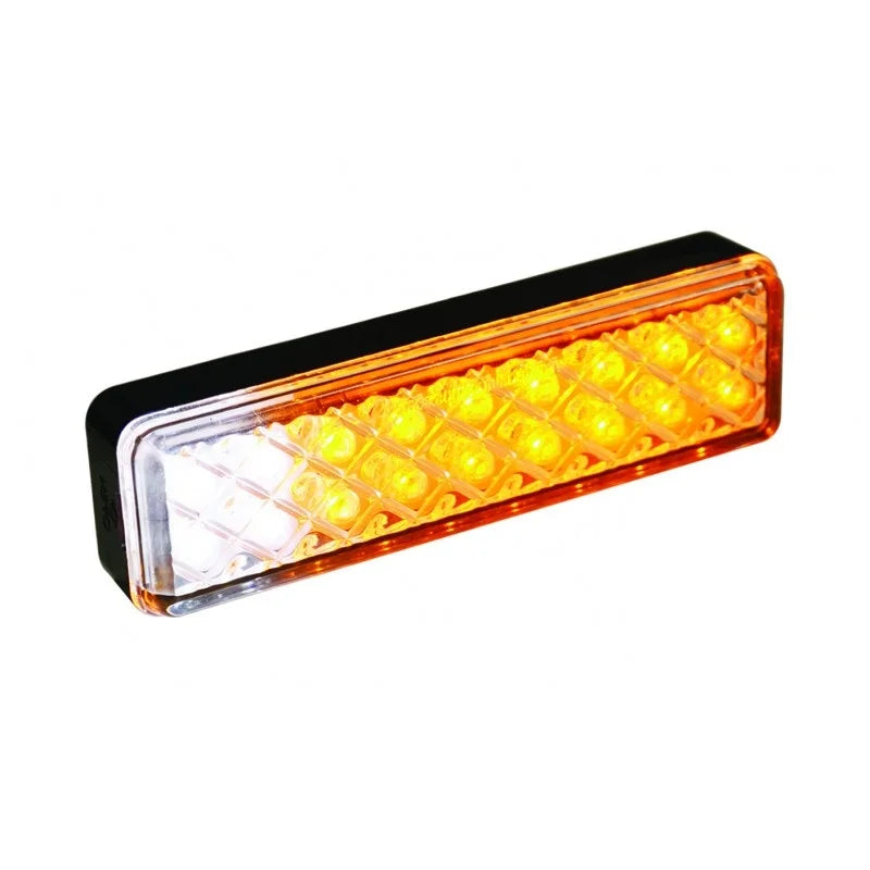 LED slimline opbouw knipperlicht - markeringslicht | 12-24v | 0,18m. kabel | 135AWME