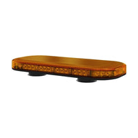 Compacte R65 Amber lens minibar 12-24V magneet montage | MLB380R65AAM-MM