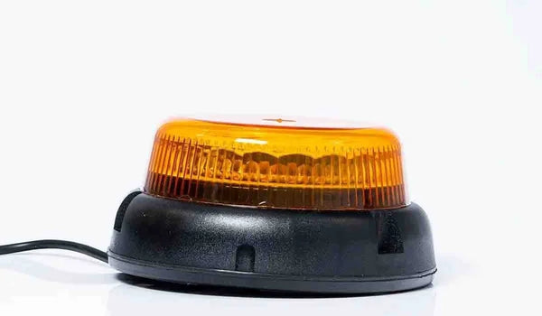 R65 LED zwaailamp, double flash, Magneet, 12-24V 7,8m kabel | S10ZL414