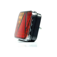 Links | LED achterlicht met mistlicht & kentekenlicht | 12v | 5-PIN | VC-2721B5