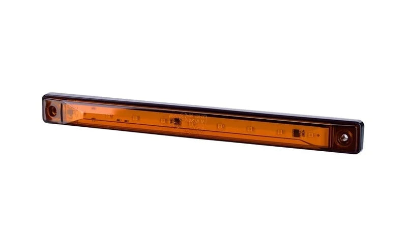 LED markeerverlichting amber 12-24v 0,3m. kabel