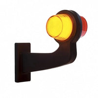 rechts | LED pendellamp | haakse steel | matte lens | 12-24v | MB-1022RA