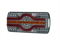 LED neon achterlicht met kentekenverlichting | 12-24v | 2,0m kabel | VC-3650