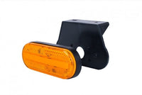 LED markeringslicht amber met beugel | 12-24v | 50cm. kabel | MV-5050A