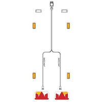 Kabelboom 5-pins, 5,0m lang zonder DC-kabel met 13-polige