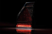 Links | LED achterlicht | driehoek model | 12v | 5-functie | 5-PIN | VC-3301B5