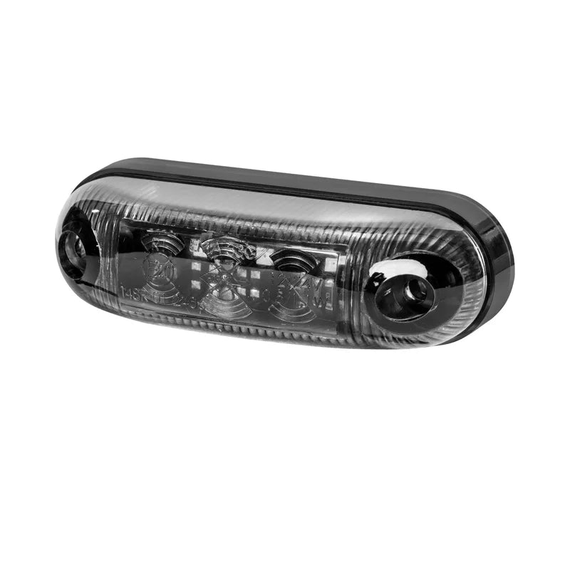 LED dark markeringslicht rood 12-24v 50cm kabel