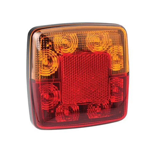 LED compact achterlicht zonder kentekenverlichting | 12v | 30cm. kabel | 98BAR