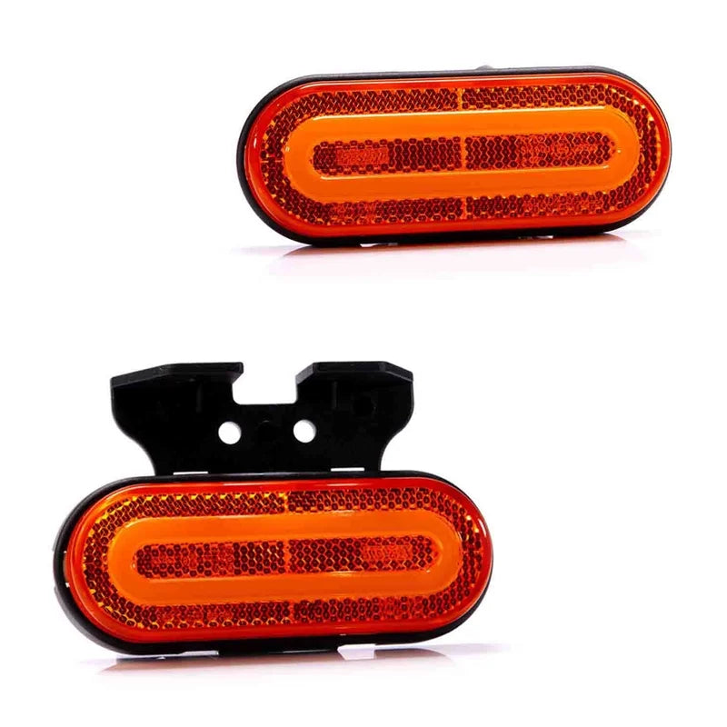 LED neon markeringslicht amber | 12-24v | 50cm. kabel | MV-2200A