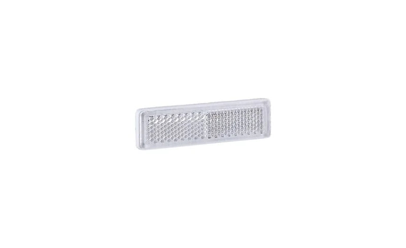 Reflector wit 19x69mm plakmontage (enkel per 20 stuks) | UO 087