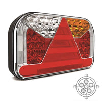 Links | LED achterlicht zonder kentekenlicht | 12-36v | 5-PIN | V10C5-511B5