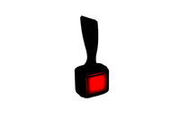 LED breedtelamp links rood-wit 12-24v 25cm kabel
