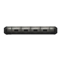 LED zwaailampbalk | R65 | 1345mm | 10-30v | compleet flitsend | EQBT1345R65A