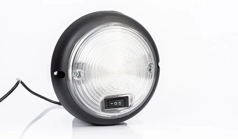 LED interieurverlichting | zwart | met schakelaar | 12-24v | 4000K | B10DS-143Z