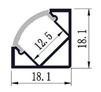 Aluminium frame set 2 | BAC-ALU2-SET