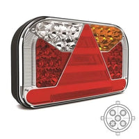 Links | LED achterlicht zonder kentekenlicht | 12-36v | 5-PIN | V10C4-501B5