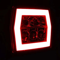 LED compact achterlicht zonder kentekenlicht | 12-36v | 100cm. kabel | V10C3-700
