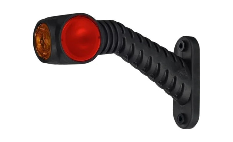 Links | LED breedtelamp rood-wit-amber | 12-24v | 50cm. kabel | MB-4791RWA