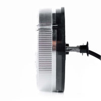 LED achteruitrijlicht rond, transparante lens 12-24v 50cm kabel | VC-5410