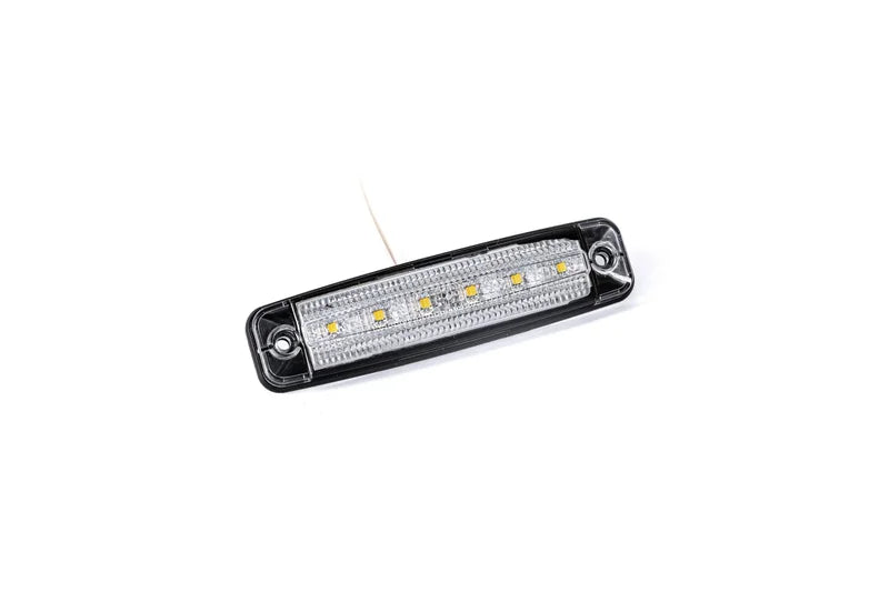 LED markeerlicht wit 12-24v 15cm. kabel