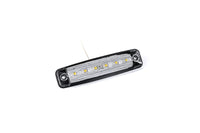 LED markeerlicht wit 12-24v 15cm. kabel