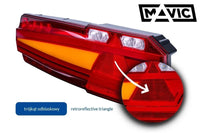 LED Trailer Neon trailerlicht rechts 12-24v 7-PIN's AMP | VC-5002B7